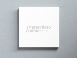 Plancha de metacrilato/plexiglas Blanco Opaco