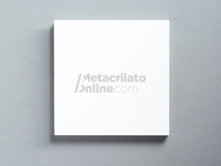 Plancha de metacrilato/plexiglas Blanco Opaco