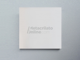 Plancha de metacrilato opal hielo