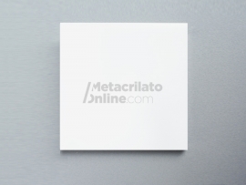 Plancha de metacrilato opal blanco