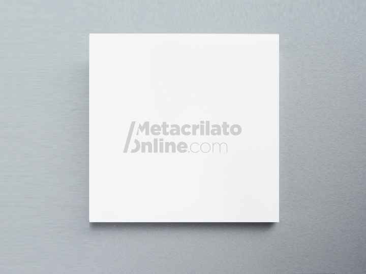Plancha de metacrilato opal blanco